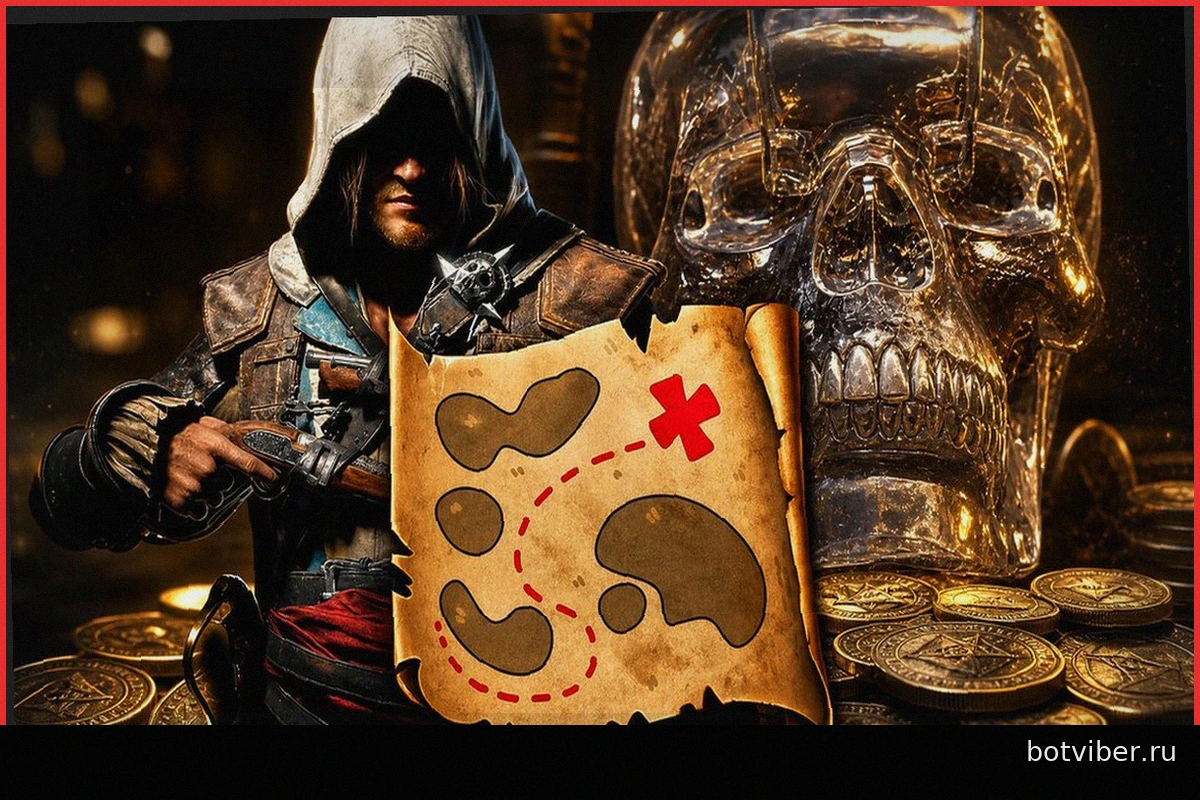 Ubisoft удивляет реальной охотой за сокровищами Assassin's Creed Black Flag Resynced: 500 000 долларов за решение головоломки из дома