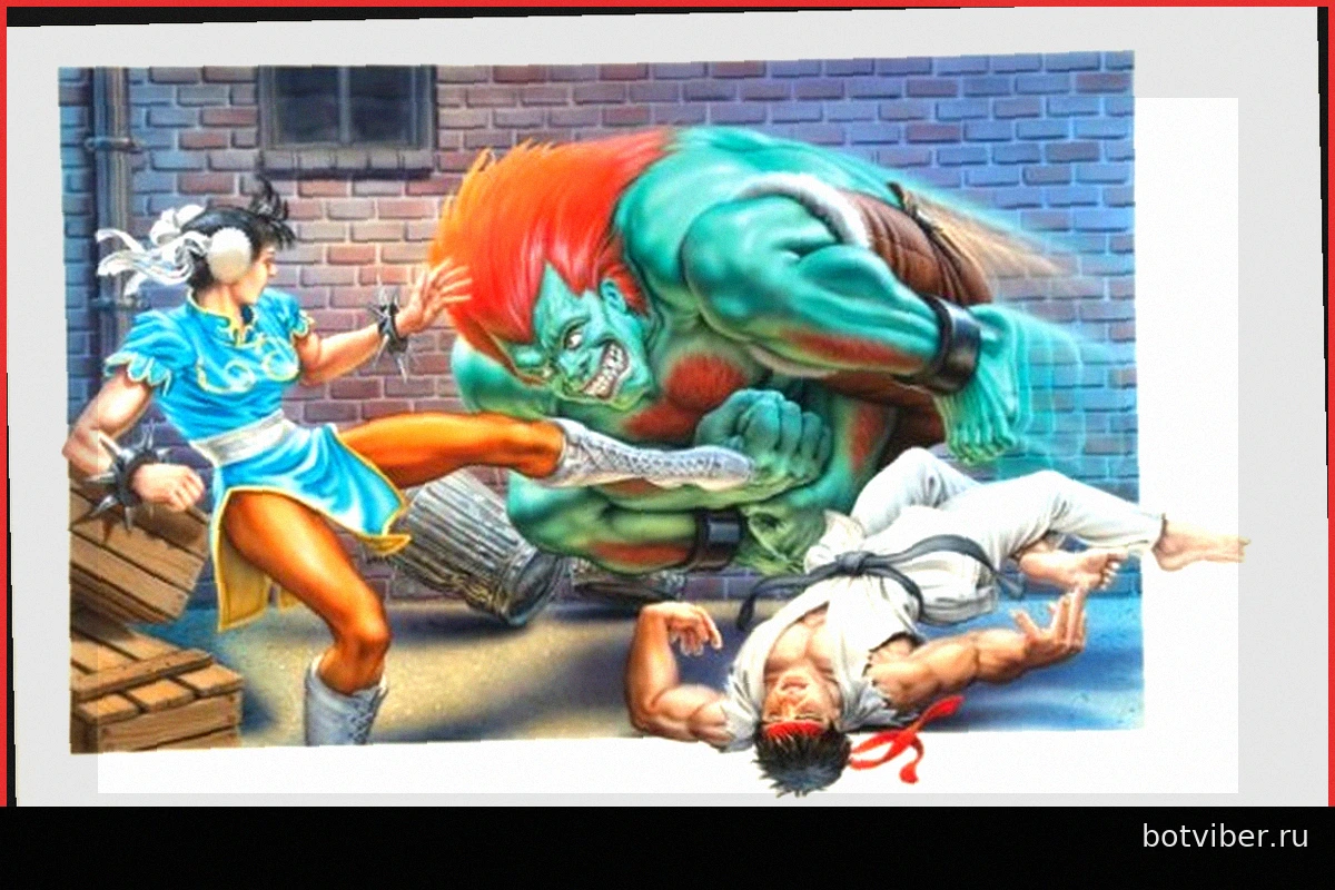 Оригинальные иллюстрации Street Fighter II выставлены на продажу